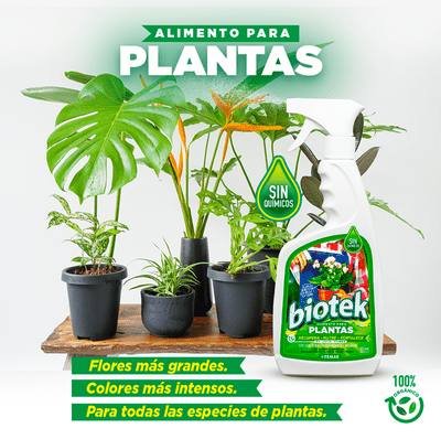 🌸¡Dile adiós a las plantas tristes y sin flores! Dale vida y color con BIOTEK🌿