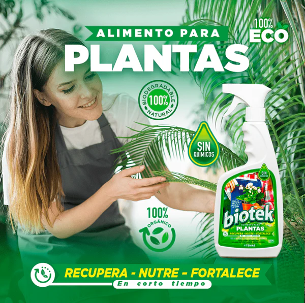 🌸¡Dile adiós a las plantas tristes y sin flores! Dale vida y color con BIOTEK🌿