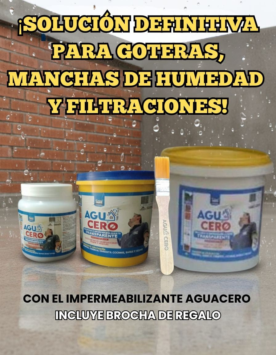 IMPERMEABILIZANTE AGUACERO + OBSEQUIO🎁💧