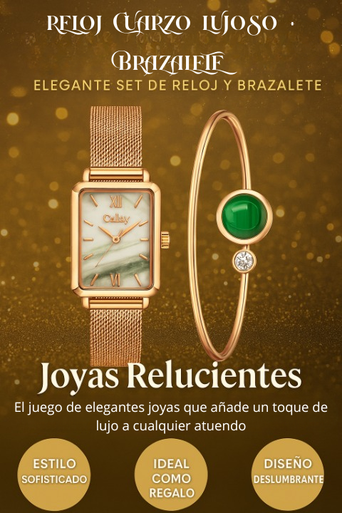 EL REGALO PERFECTO PARA ELLA ❤️ Set de reloj y pulsera con diseño exclusivo
