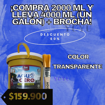 IMPERMEABILIZANTE AGUACERO + OBSEQUIO🎁💧