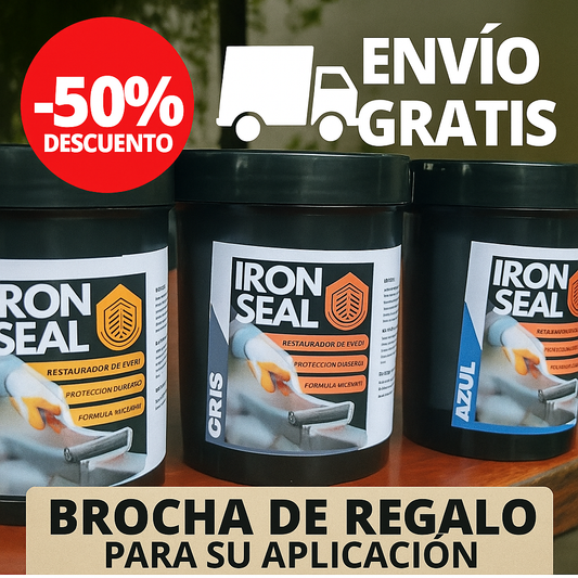 IRON SEAL ¡ATAQUE DIRECTO AL ÓXIDO Y DEFENSA DURADERA PARA TU METAL!