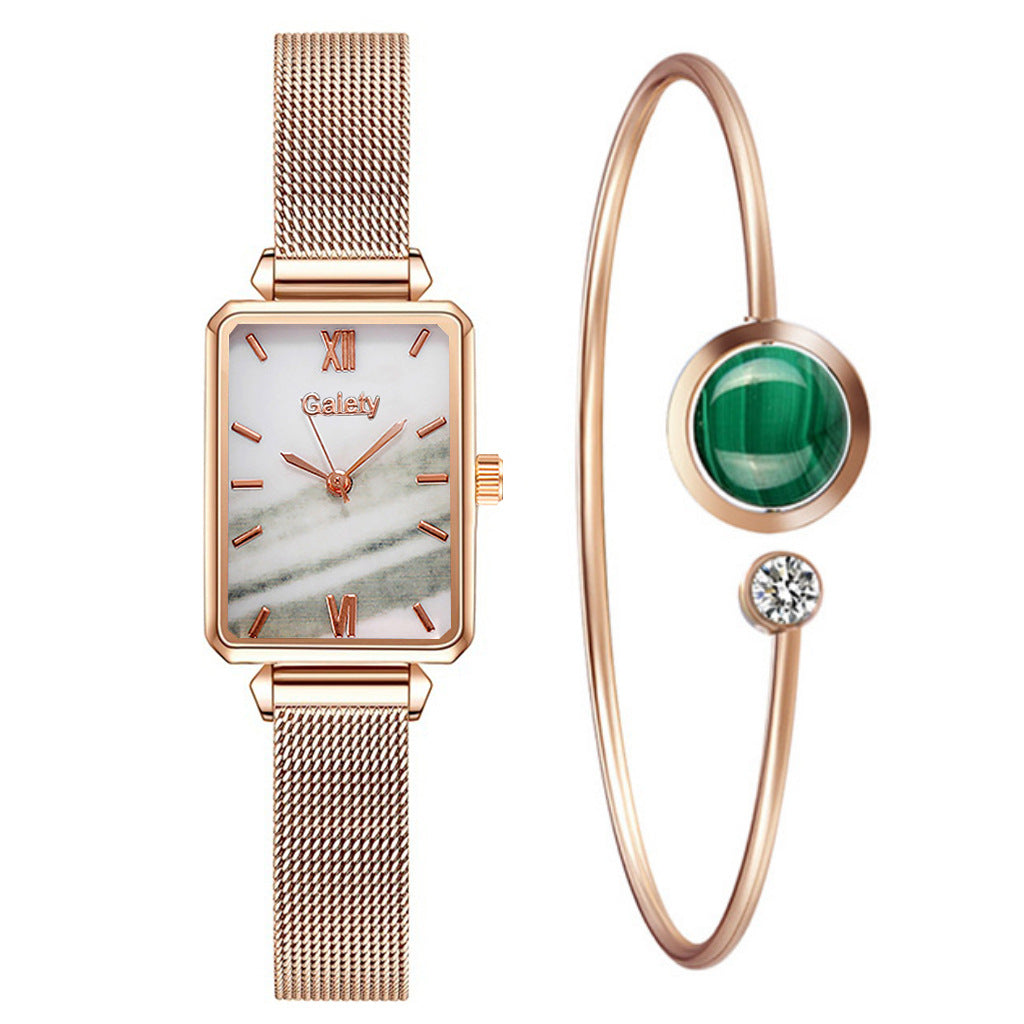 EL REGALO PERFECTO PARA ELLA ❤️ Set de reloj y pulsera con diseño exclusivo
